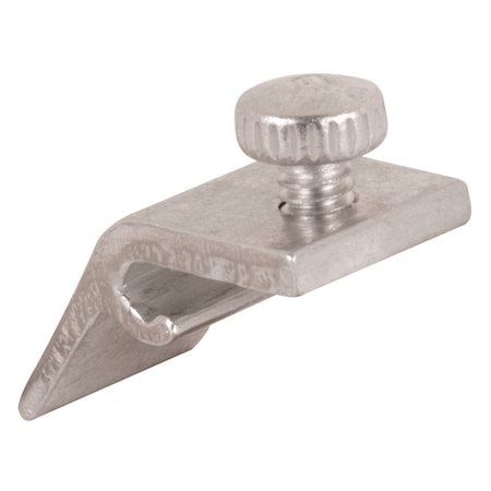 Prime-Line Prime-Line Mill Aluminum Storm Door Panel Clip For 1/2 inch 8 pk PL7949